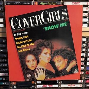 The CoverGirls "Show Me" Vinyl Record - Bold Red & Black Sleeve